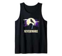 Edgar Allan Poe Nevermore Raven Graveyard Gothic Art Tank Top