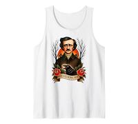 Edgar Allan Poe Nevermore Raven Traditional Gothic Gift Tank Top