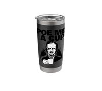 Edgar Allan Poe Pun Poe Me a Cup Stainless Steel Insulated Tumbler
