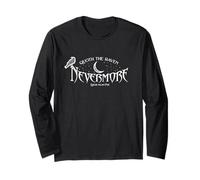 Edgar Allan Poe Quote, Quoth The Raven Nevermore Long Sleeve T-Shirt