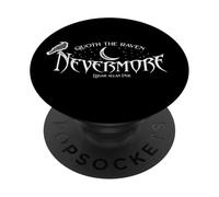 Edgar Allan Poe quote, Quoth The Raven Nevermore PopSockets Adhesive PopGrip