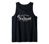 Edgar Allan Poe Quote, Quoth The Raven Nevermore Tank Top