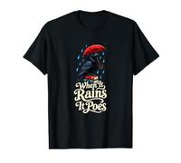 Edgar Allan Poe Raven Book Lover Literary Humor Value Graphic T-Shirt