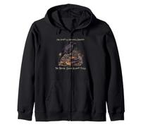 Edgar Allan Poe Raven Midnight Dreary Gothic Bookish Poet Zip Hoodie