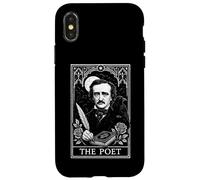 Edgar Allan Poe Tarot Card The Poet Gothic Literature Gift Case for iPhone X/XS