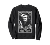 Edgar Allan Poe Tarot Card The Poet Gothic Literature Gift Sweatshirt