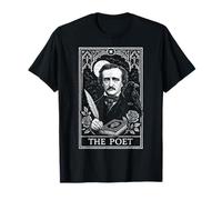 Edgar Allan Poe Tarot Card The Poet Gothic Literature Gift T-Shirt