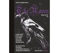 Edgar Allan Poe The Raven Composition Notebook 120 Blank Lined Pages: Vintage Aesthetic Journal for Notes, School, Office, Gift