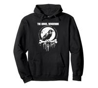 Edgar Allan Poe The Raven Nevermore Gothic Bird Art Pullover Hoodie