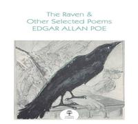 Edgar Allan Poe The Raven & Other Selected Poems Paperback Book in White Edgar Allan Poe White