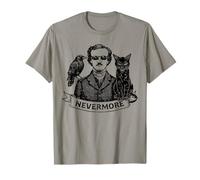 Edgar Allan Poe - Vintage Cothic Raven Nevermore T-Shirt