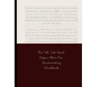 Edgar Allan Poe's The Tell-Tale Heart handwriting workbook for adults: Spooky workbook, Gothic Horror story, Cursive handwriting practice, Fountain pen practice