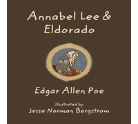 Edgar Allen Poe Annabel Lee & Eldorado Paperback Book Edgar Allen Poe Multicolor