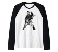 Edgar Allen Poe Quoth The Raven Horror Retro Vintage Funny Raglan Baseball Tee