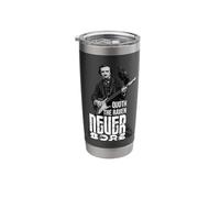 Edgar Allen Poe Quoth The Raven Horror Retro Vintage Funny Stainless Steel Insulated Tumbler