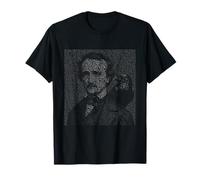 Edgar Allen Poe & Raven - Reading Bookworm Reader T-Shirt