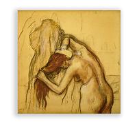 Edgar Degas After the Bath Painting | Unframed Wall Art Print | Ready to Frame Poster | Modern Home Decor Picture | Artwork for Living Room, Bedroom, Kitchen or Office | Multiple Sizes