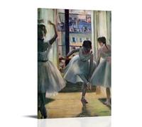 Edgar Degas Artistic Work (Three Dancers in An Exercise Hall) Poster Canvas Wall Art Decorative Paintings for Living Room Bedroom Home Decor 24x36inch(60x90cm)
