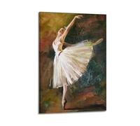 Edgar Degas Artist's Work Poster Dancer Tilting-1 Home Decor Wall Art Hanging Picture Print Bedroom Decorative Paintings Room Aesthetic 20x30inch(50x75cm)