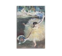 Edgar Degas Artwork（End of Arabesque, with Ballerina Rosita Mauri, 1877）Decorative Poster Cool Artworks Painting Wall Art Canvas Prints Hanging Picture Home Decors Idea 08x12inch(20x30cm)