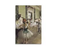 Edgar Degas Artwork（The Dance Class）Decorative Poster Canvas Painting Wall Art Decorative Picture Prints Modern Decor 08x12inch(20x30cm)