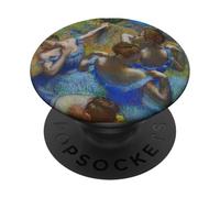 Edgar Degas Ballerina's in Blue | Ballet Impressionism Art PopSockets Adhesive PopGrip