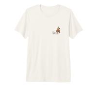Edgar Degas Classic Horse Riding Painting Graphic Premium T-Shirt