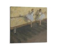 Edgar.Degas. Dancers Practicing at The Barre Canvas Famous Paintings, Wall Art Posters, Decorative Hanging Pictures Artworks Picture Print Poster Wall Art Painting Canvas Decor Home Posters 24x24inch(