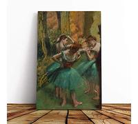 Edgar Degas Dancers Preparing No.3 Canvas Print | Gallery Wrapped 30mm Frame Wall Art | 30x20 inches | Ready to Hang | Modern Picture | Living Room Bedroom Lounge Office