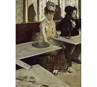 Edgar Degas In A Cafe Unframed Wall Art Print Poster Home Decor Premium