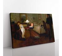 Edgar Degas Interior Classic Painting Canvas Wall Art Print Ready to Hang, Framed Picture for Living Room Bedroom Home Office Décor, 76x50 cm (30x20 Inch)
