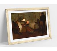 Edgar Degas, Interior Framed Wall Art Print Picture - A1 - Light Oak Frame
