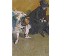 Edgar Degas Journal #4: Waiting Edgar Degas Notebook Journal To Write In 6x9" 150 Lined Pages - Cool Artist Gifts