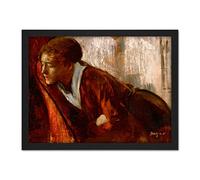 Edgar Degas Melancholy Large Framed Art Print Poster Wall Decor 18x24