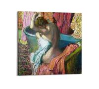 Edgar Degas Painter Work Poster Seated Bather-1 Home Decor Wall Art Hanging Picture Print Bedroom Decorative Paintings Room Aesthetic 20x20inch(50x50cm)