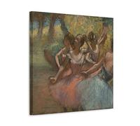 Edgar Degas Painters' Works「Four Ballet Dancer on Stage」Poster Art Canvas Painting Decor Wall Print Photo Gifts Home Modern Decoratives 12x12inch(30x30cm)