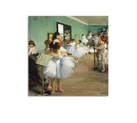 Edgar Degas Paintings ：The Dance Class，Art Poster Wall Art Canvas Prints Hanging Picture Home Decors Idea 12x12inch(30x30cm)
