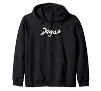 Edgar Degas Signature Impressionism Painter Art Teacher Zip Hoodie