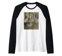 Edgar Degas The Dance Class Raglan Baseball Tee