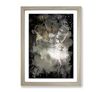 Edgar Degas The Star Ballerina Modern Cb Framed Print | A3 Oak Framed Wall Art | Ready to Hang | Modern Space Picture | Living Room Bedroom Lounge Office