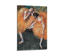 Edgar Degas-Two Dancers Art Poster Room Aesthetic Print Art Wall Painting Canvas Modern Bedroom Decor 12x18inch(30x45cm)