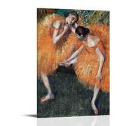 Edgar Degas-Two Dancers Classic Masterpiece Poster Canvas Wall Art Decorative Bedroom Modern Home Print Picture Artworkss 20x30inch(50x75cm)