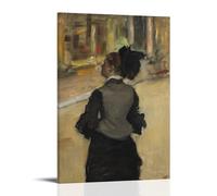 Edgar Degas（Woman Viewed from Behind ） Wall Art Posters Canvas Art And Wall Art Picture Print Modern Family Bedroom Decors 08x12inch(20x30cm)
