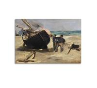 Edgar Degas Work Tarring The Boat Aesthetic Art Festival Decorative Printed Canvas Wall Art Suitable for Offices, Homes, Bedrooms, And Room Decor20x30inch(50x75cm)
