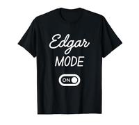 Edgar Mode On Name Value Graphic T-Shirt, Men, Black, XL