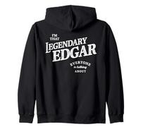 Edgar Personal Name - Legendary Edgar Zip Hoodie