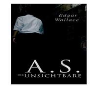 Edgar Wallace A.S. der Unsichtbare Paperback Book Edgar Wallace Multicolor