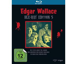 EDGAR WALLACE BLURAY EDITION 5-Christopher Lee,I.van Bergen 3 BLURAY NEW