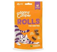 Edgard and Cooper Chicken and Turkey Soft Rolls Cat Treats - 45g