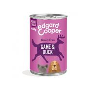 Edgard & Cooper Adult Grain Free Wet Dog Food With Game & Duck 6 x 400G